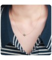 Silver Initial Letter Necklace K SPE-5551
